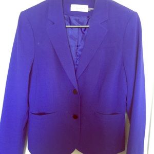 Calvin kelvin short suit jacket in purple size 10